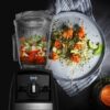 Vitamix et une assiette cuisinée