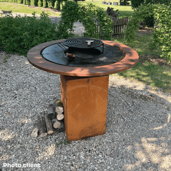 brasero barbecue ofyr 85 classic corten