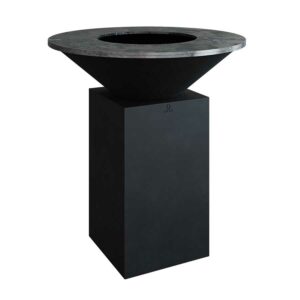 Brasero Ofyr noir base fermée