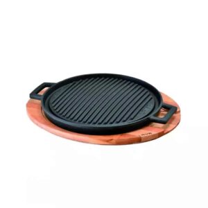 Plancha réversible avec grille de saisie Lava