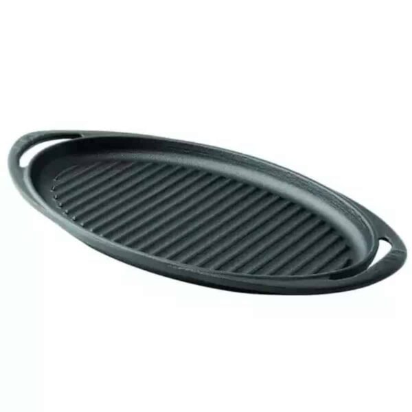 Plat en fonte ovale Lava