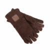 Gants brasero en daim Ofyr en daim et cuir résistants à la chaleur coloris marron