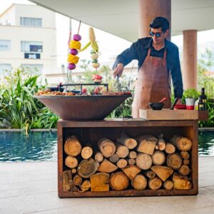 cuisine sur brasero ofyr island |