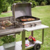 utilisation du barbecue mixte plancha tournebroche