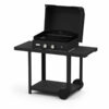 Plancha gaz Pure Grill 260 sur chariot Le Marquier coloris noir