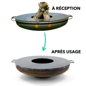 État cuve brasero bonbowl à réception