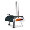 Four à pizza multi-combustible Karu 12G Ooni vue de côté combustion