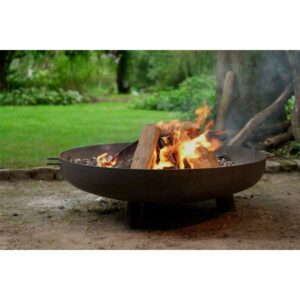 chauffage d'extérieur sur pieds corten