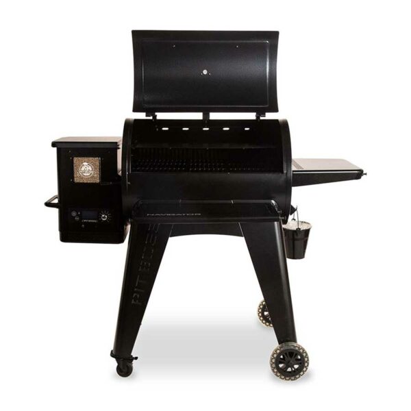 Barbecue à pellets Navigator 850 Pit Boss couvercle ouvert