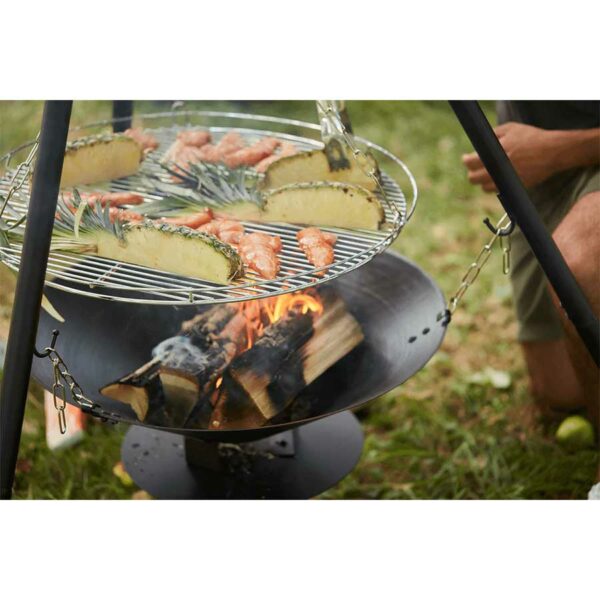 Brasero barbecue suspendu en fonte ∅60 cm Junko Barbecook grillades
