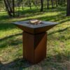 Brasero plancha Cevenol corten 74 cm Grill'Chic