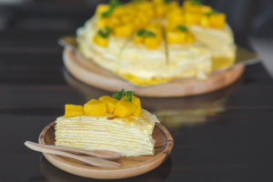 recette exotique crêpes mangue coco