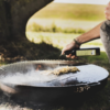 demi grille acier bonfeu 80cm