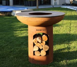 brasero barbecue bonbiza 100cm corten