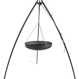 Wok Trépied 200 cm avec manivelle en acier 60 cm Cookking