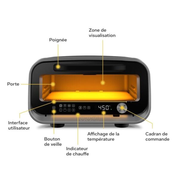 Vue de face Ooni Volt 2