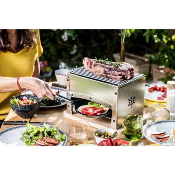 Braséro de table inox avec kit poêlon + spatule Louis Tellier – Image 3