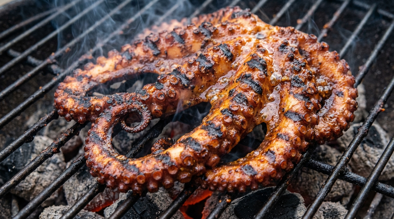 Recette poulpe plancha facile et sa marinade galicienne | Le Repaire du Chef recette-poulpe-plancha-$Le Repaire du Chef.png