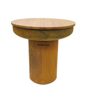 couvercle bois pour brasero bonfeu 100cm