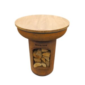 accessoire bonfeu teak 80